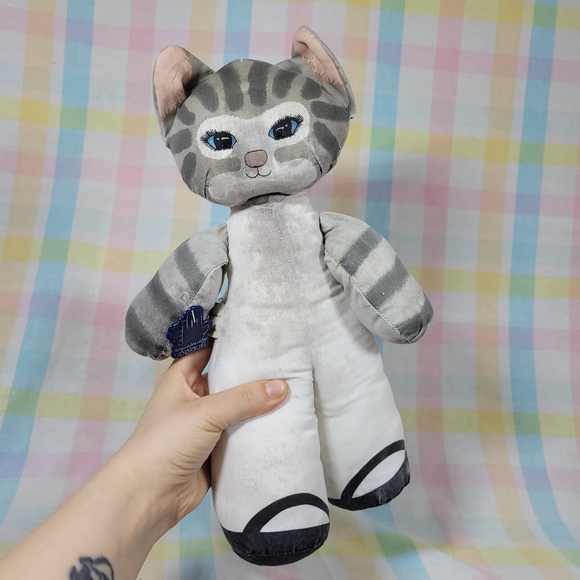 Vintage 1988 Applause Dolly Cats stand up plush cloth cat doll - Picture 7 of 7